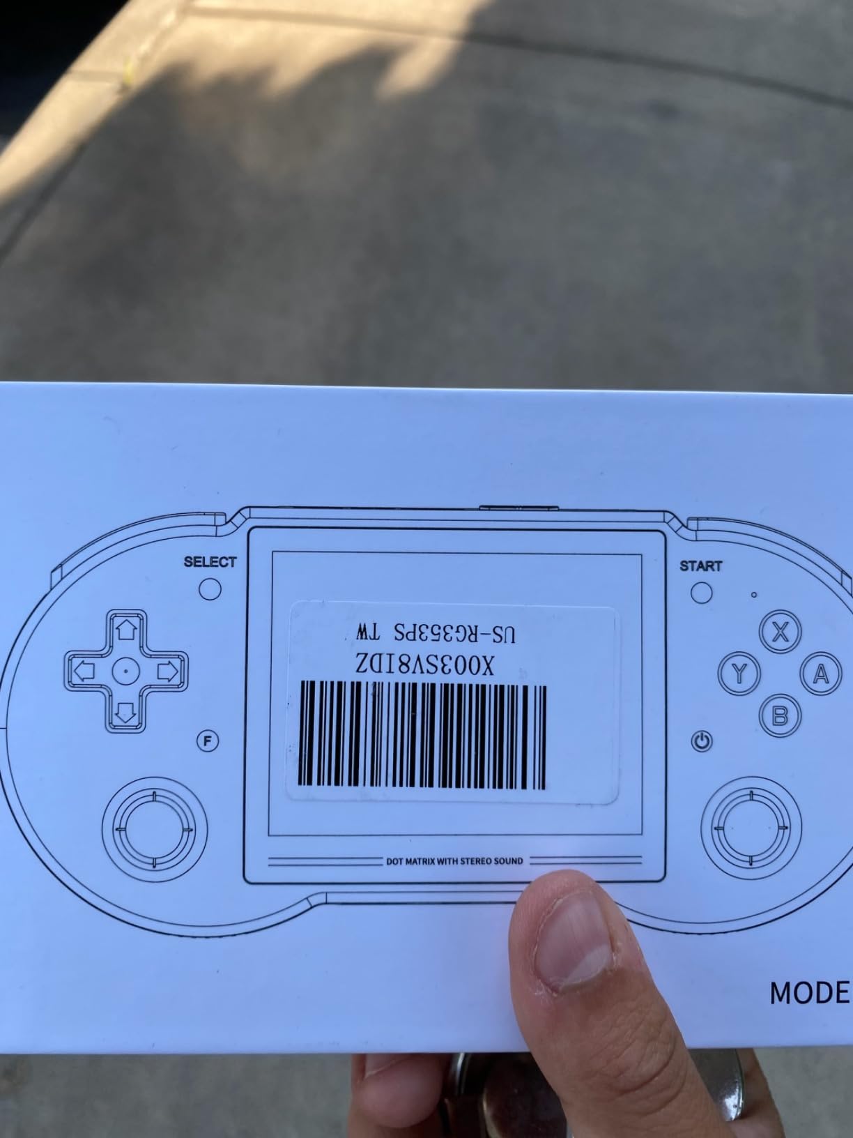 RG353P Handheld Game Console , Support 5G WiFi 4.2 Bluetooth Dual OS Android 11 , Linux System RK3566 Chip Built-in 64G SD Card 4452 Games (Transparent Black) - Customer Photo 2