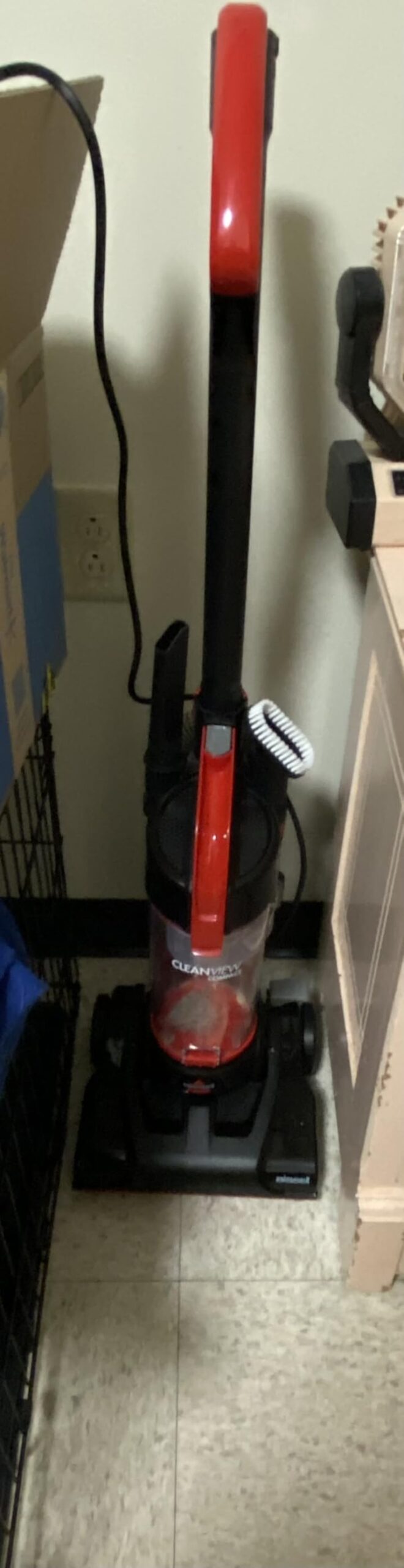 BISSELL CleanView Compact Turbo Upright Vacuum with Quick Release Wand, Full Size Power, Compact Size for Apartments & Dorms, 3437F - Customer Photo 1