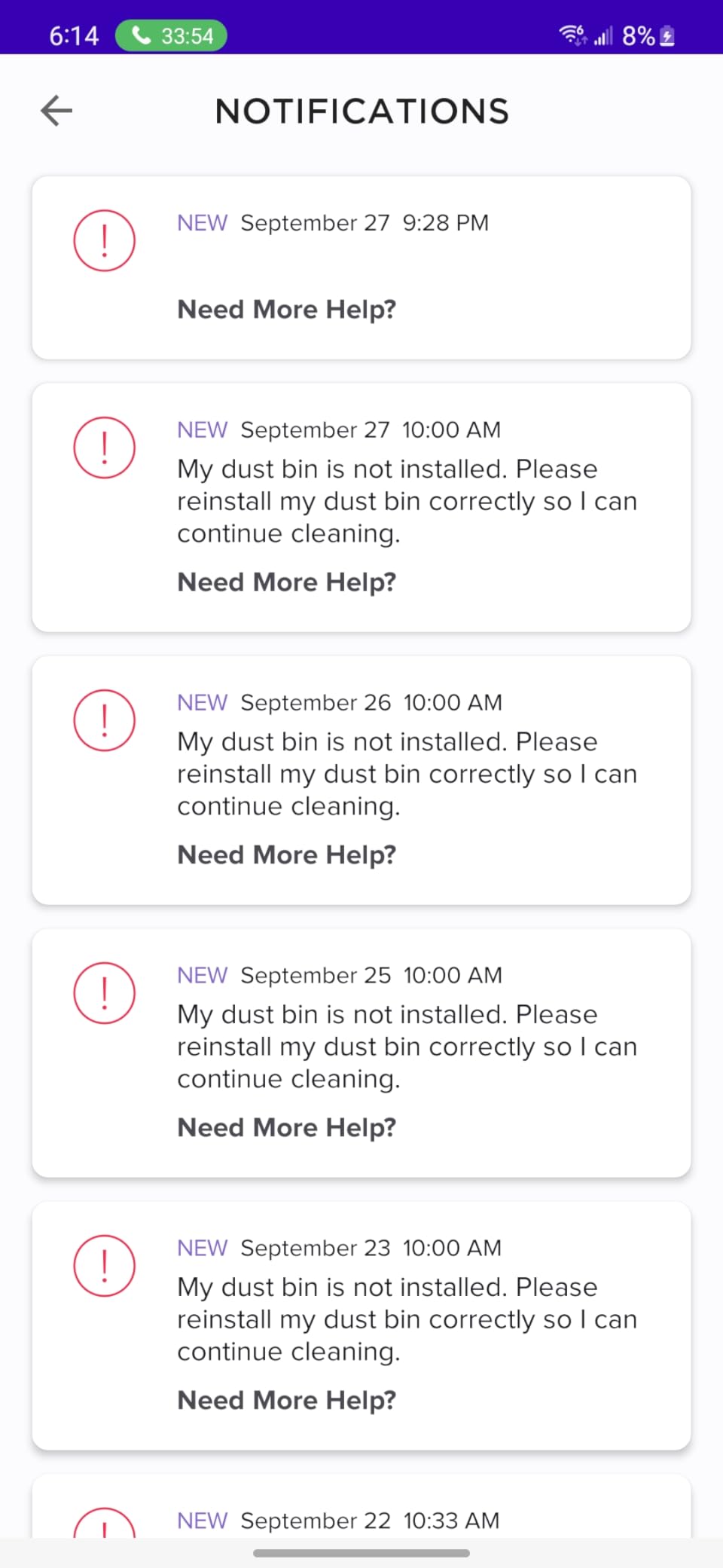 Shark Robot Vacuum & Mop Combo, Powerful Suction, Matrix Plus, 60-Day Debris Capacity, HEPA Bagless Self Empty Base, Sonic Mopping, Home Mapping for Pet Hair - Carpets & Hardfloor, AV2610WA - Customer Photo 3