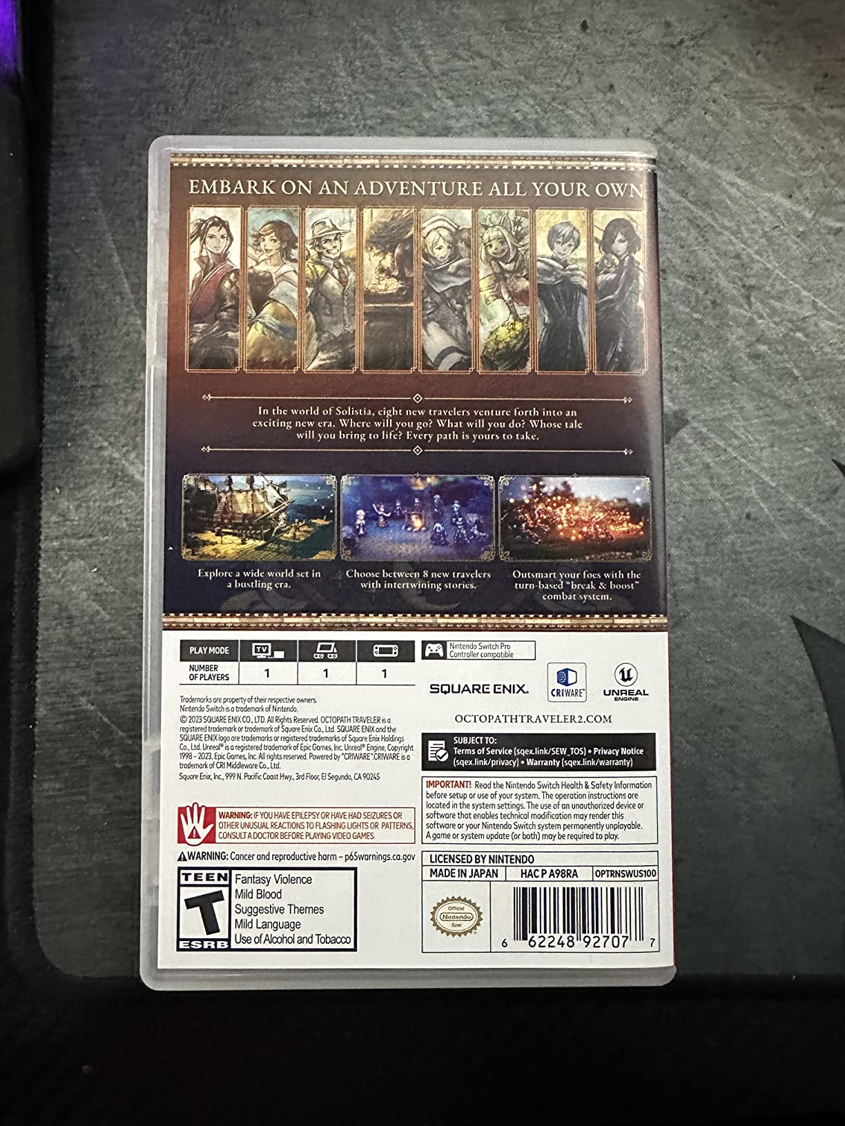 Octopath Traveler II - Nintendo Switch - Customer Photo 2