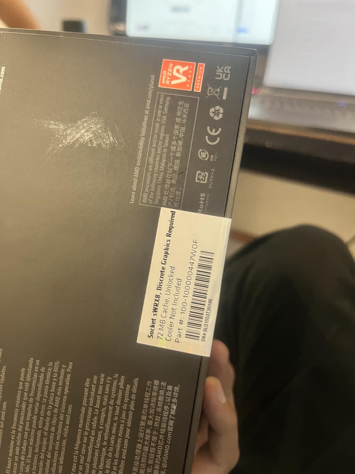 AMD Ryzen Threadripper PRO 5955WX, 16-core, 32-Thread Desktop Processor - Customer Photo 3