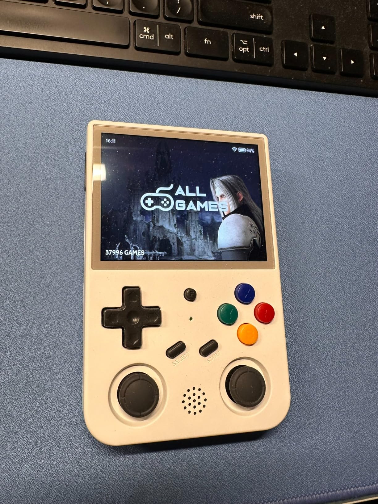 RG353V Retro Handheld Game with Dual OS Android 11 and Linux,RG353V with 64G TF Card Pre-Installed 4452 Games Supports 5G WiFi 4.2 Bluetooth Online Fighting,Streaming and HDMI - Customer Photo 1