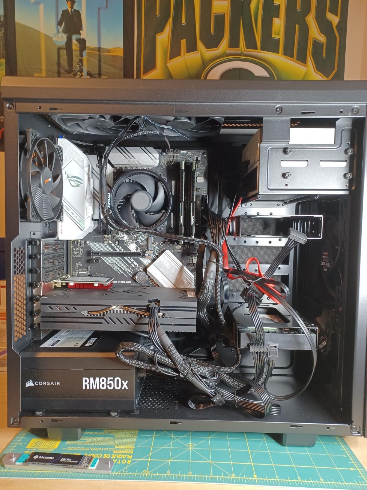 Radeon RX 580 8GB Graphics Card, 256Bit 2048SP GDDR5 AMD Video Card for Pc Gaming, DP HDMI DVI-Output, PCI Express 3.0 with Dual Fan for Office and Gaming - Customer Photo 1