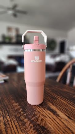 Stanley IceFlow Stainless Steel Tumbler with Straw - Vacuum Insulated Water Bottle for Home, Office or Car Reusable Cup with Straw Leak Resistant Flip Cold for 12 Hrs or Iced for 2 Days (Rose Quartz) - Customer Photo 1
