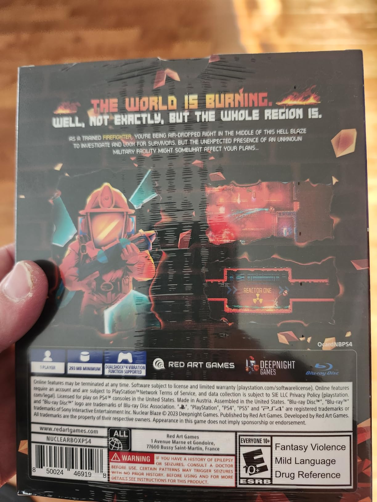 Nuclear Blaze for PlayStation 4 Customer Review Nuclear Blaze for PlayStation 4 - Customer Photo 2