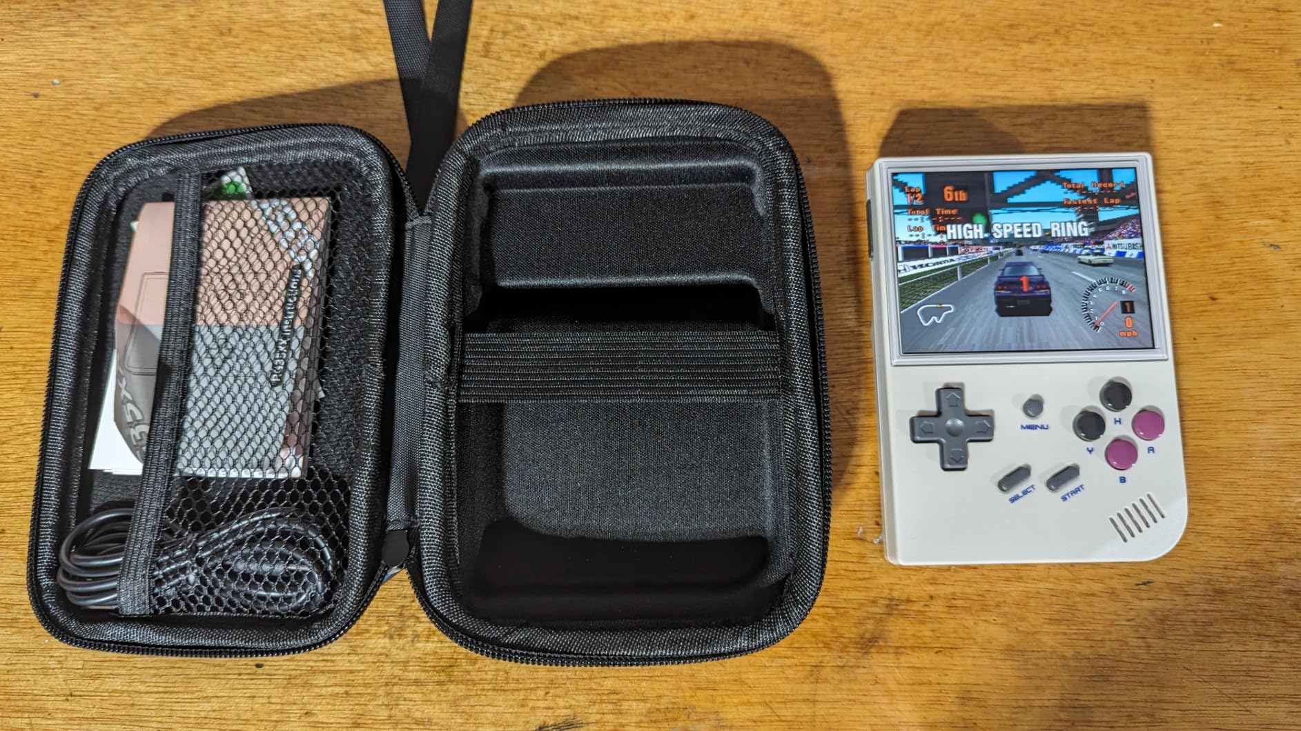 RG35XX 2024 Handheld Game Console 3.5 inch IPS Retro Games Consoles Classic Emulator Hand-held Gaming Preinstalled Hand Held Video System with Portable Case 64GB Gray - Customer Photo 1