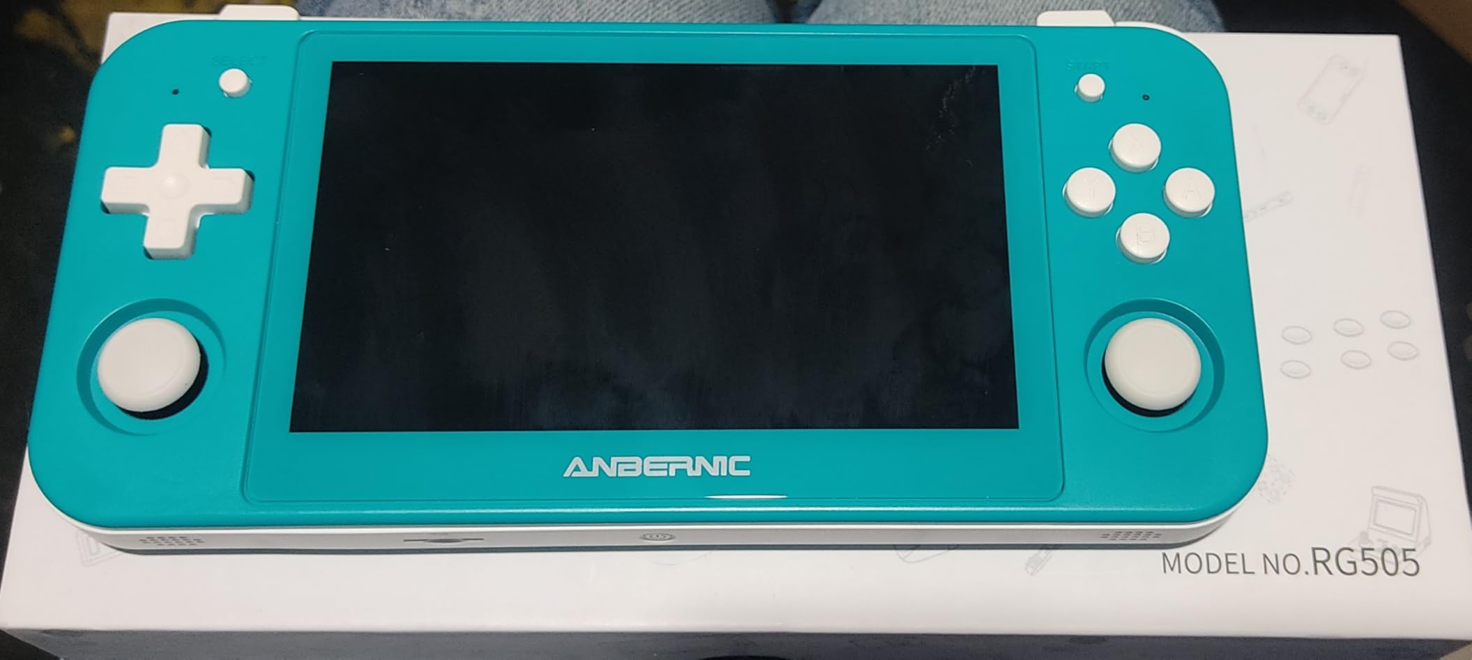 RG505 Handheld Game Console Android 12,Unisoc Tiger T618 Built-in 128G Pre-Loaded 3172 Games,Gyroscope Sensor and 4.95 inch OLED Touch Screen - Customer Photo 1