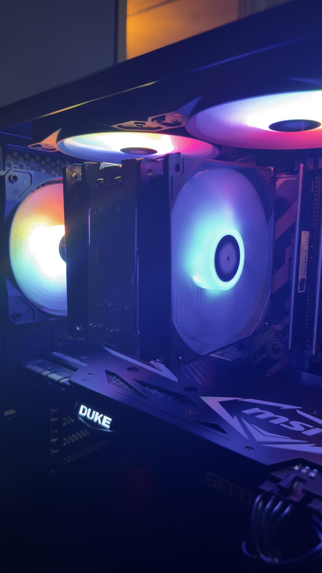 Cooler Master Hyper 212 Spectrum V3 ARGB CPU Air Cooler - 4 Copper Heat Pipes, 120mm High Performance PWM Fan, Low Noise & Easy Installation, AMD AM5/AM4 & Intel LGA 1851/1700/1200 customer photo 1