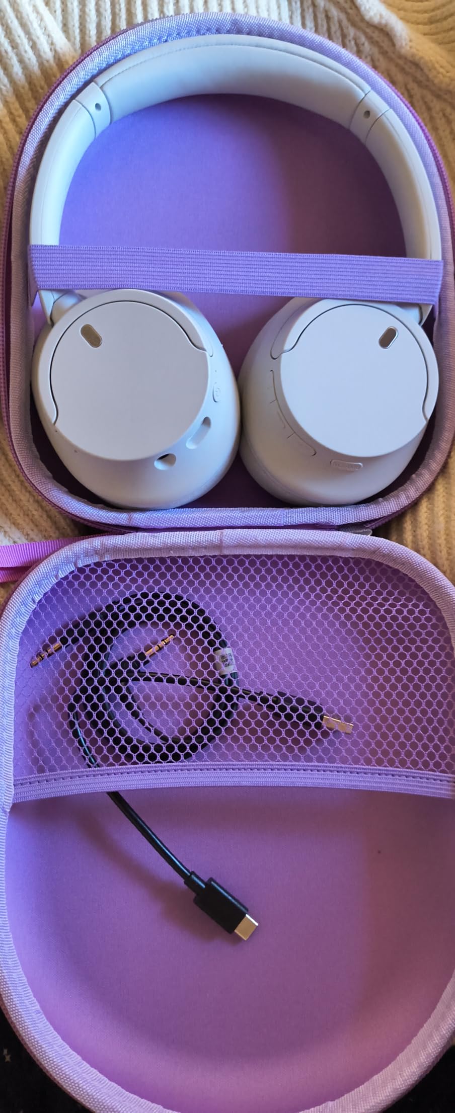 Sony WH-CH720N Noise Canceling Wireless Headphones Bluetooth Over The Ear Headset with Microphone and Alexa Built-in, Black New - Customer Photo 2