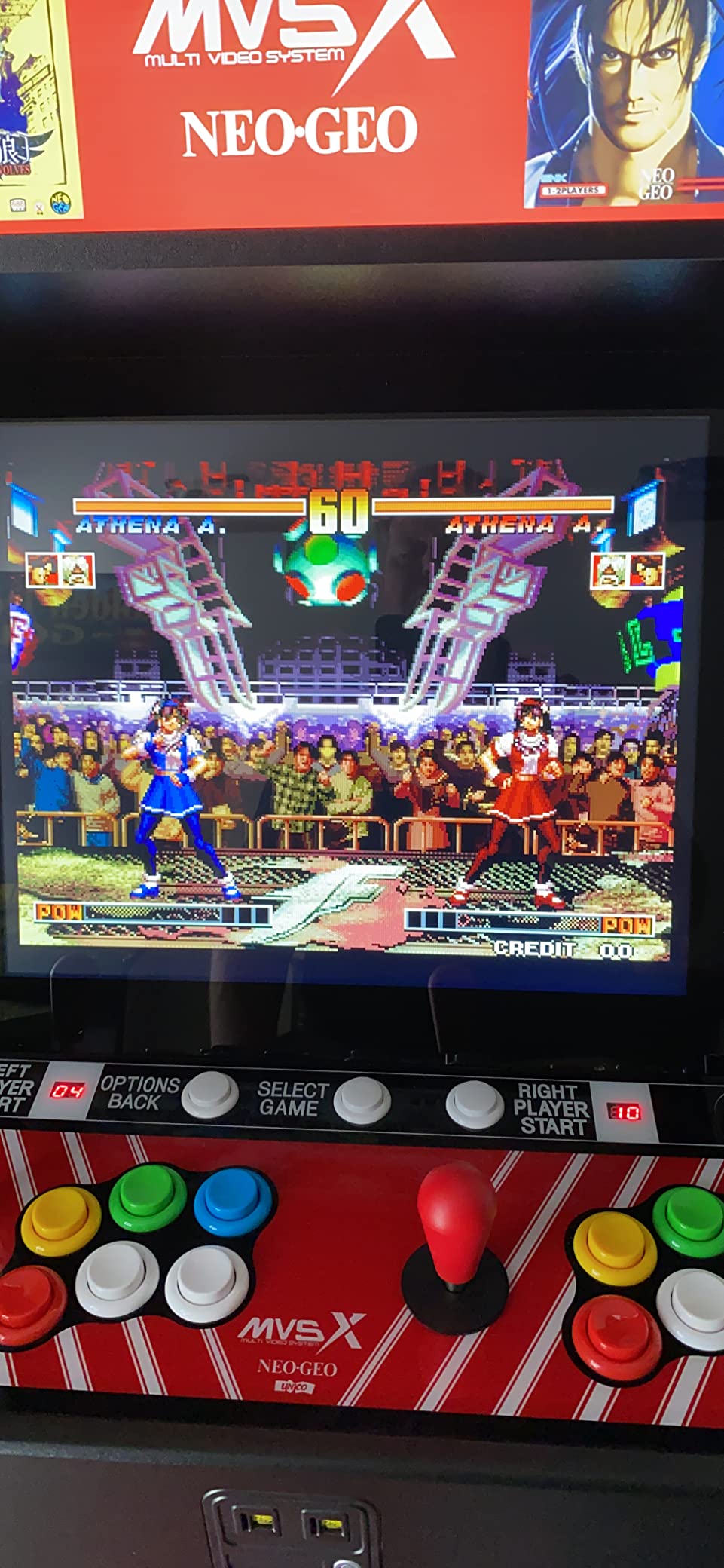 NEO-GEO MVSX Home Arcade Machine Set [Included Base, Riser and Stool] with 50 Pre-Loaded SNK Retro Games - Customer Photo 1