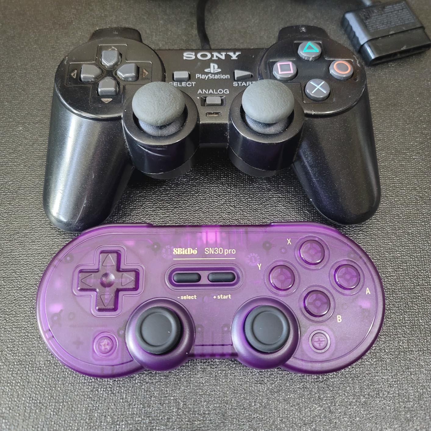 8Bitdo SN30 Pro Wireless Bluetooth Controller (Hall Effect Joystick Update) with Rumble Vibration USB-C Cable Gamepad Compatible with Switch/Switch 2,Windows, Mac OS, Android, Steam (Crystal Purple) - Customer Photo 1