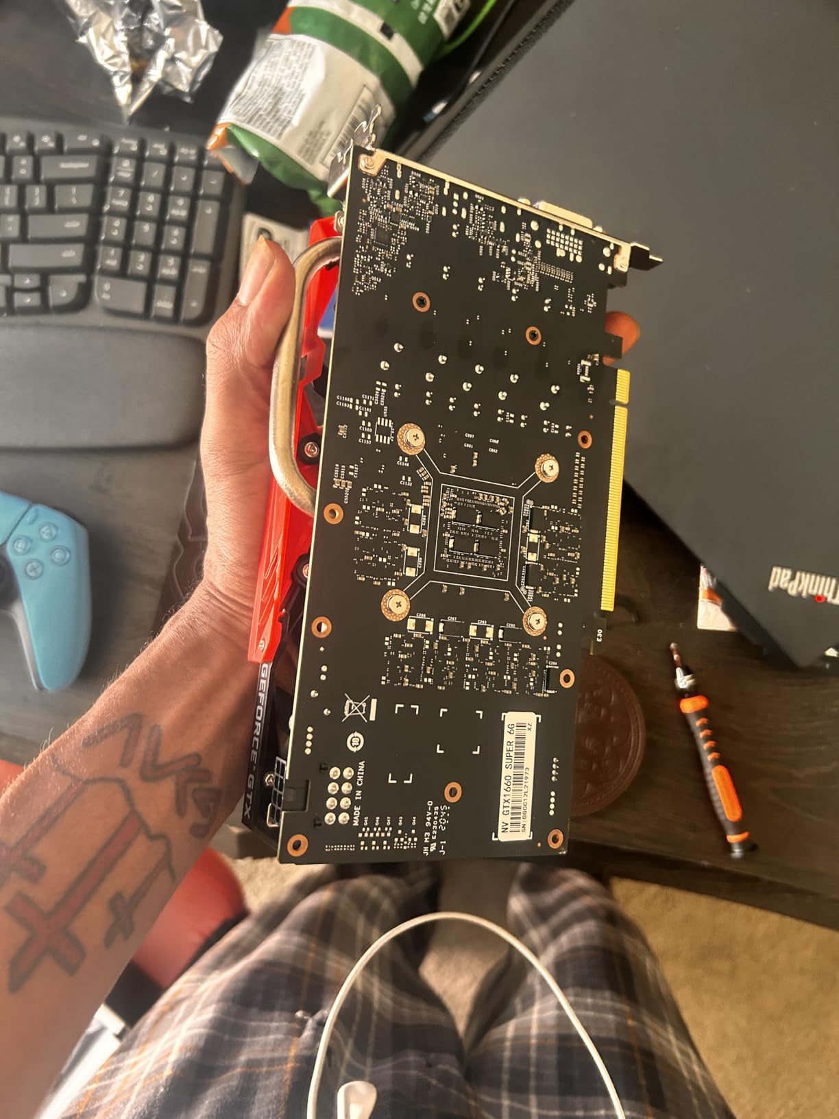 GeForce GTX 1660 Super 6GB Graphics Cards, GDRR6 192Bit PCIE 3.0X16 Computer Gaming Gpu, Dual Freeze Fans Video Card with HDMI/DP/DVI Ports Support 4K and 8K HD - Customer Photo 4