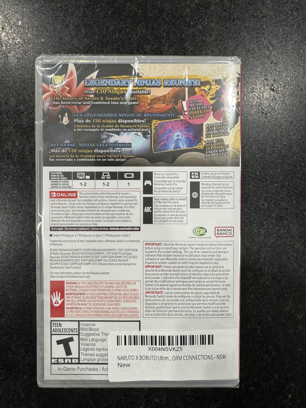 NARUTO X BORUTO Ultimate Ninja STORM CONNECTIONS - NSW - Customer Photo 2