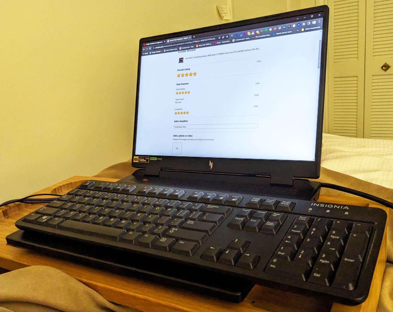 Acer Nitro 16 Gaming Laptop | AMD Ryzen 9 7940HS Octa-Core CPU | NVIDIA GeForce RTX 4070 Laptop GPU | 16