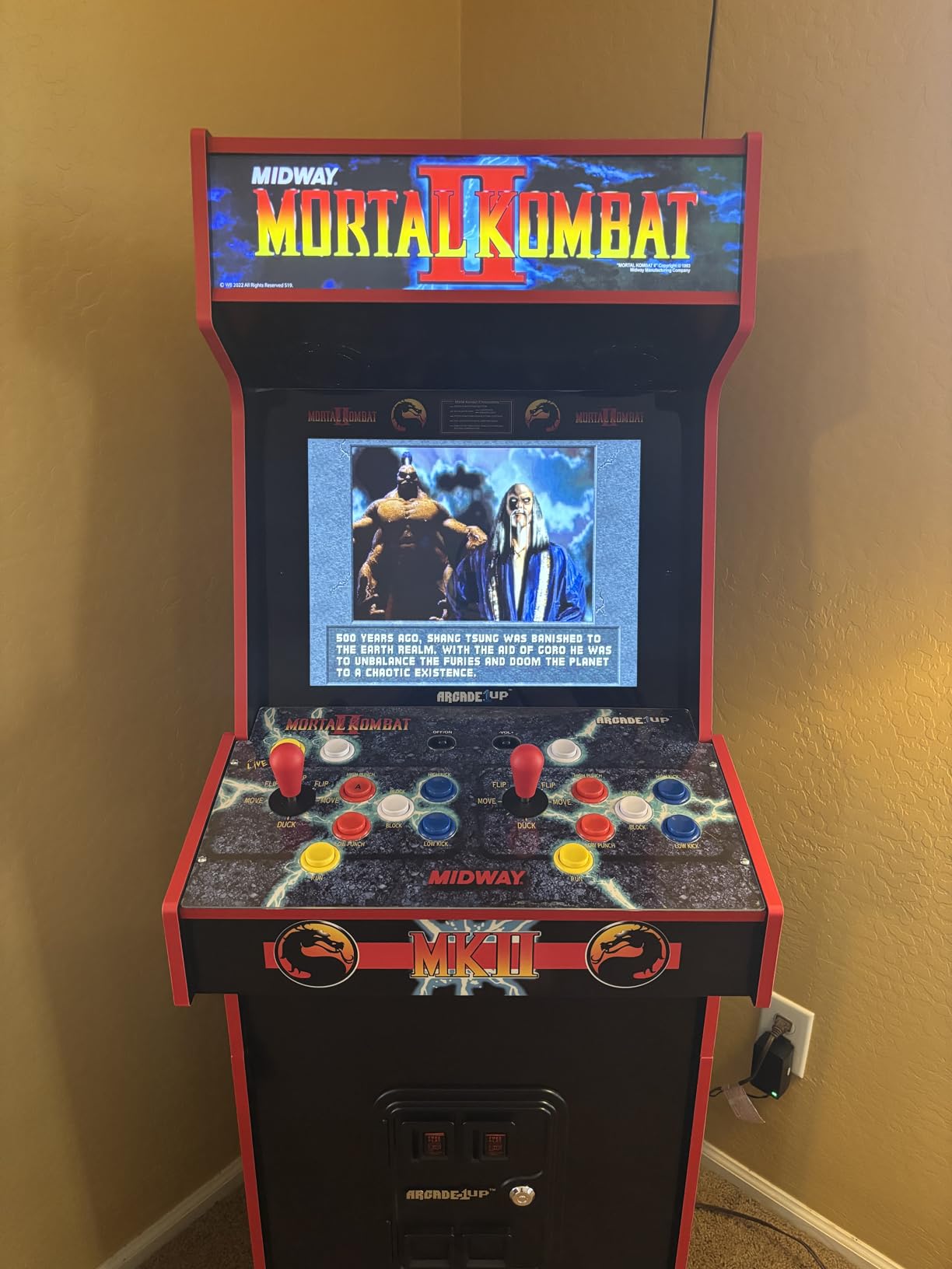 Arcade1Up Mortal Kombat II Deluxe Arcade Machine Customer Review Arcade1Up Mortal Kombat II Deluxe Arcade Machine - Customer Photo 1