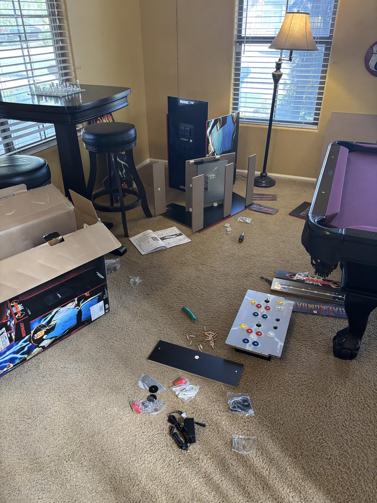 Arcade1Up Mortal Kombat II Deluxe Arcade Machine Customer Review Arcade1Up Mortal Kombat II Deluxe Arcade Machine - Customer Photo 2