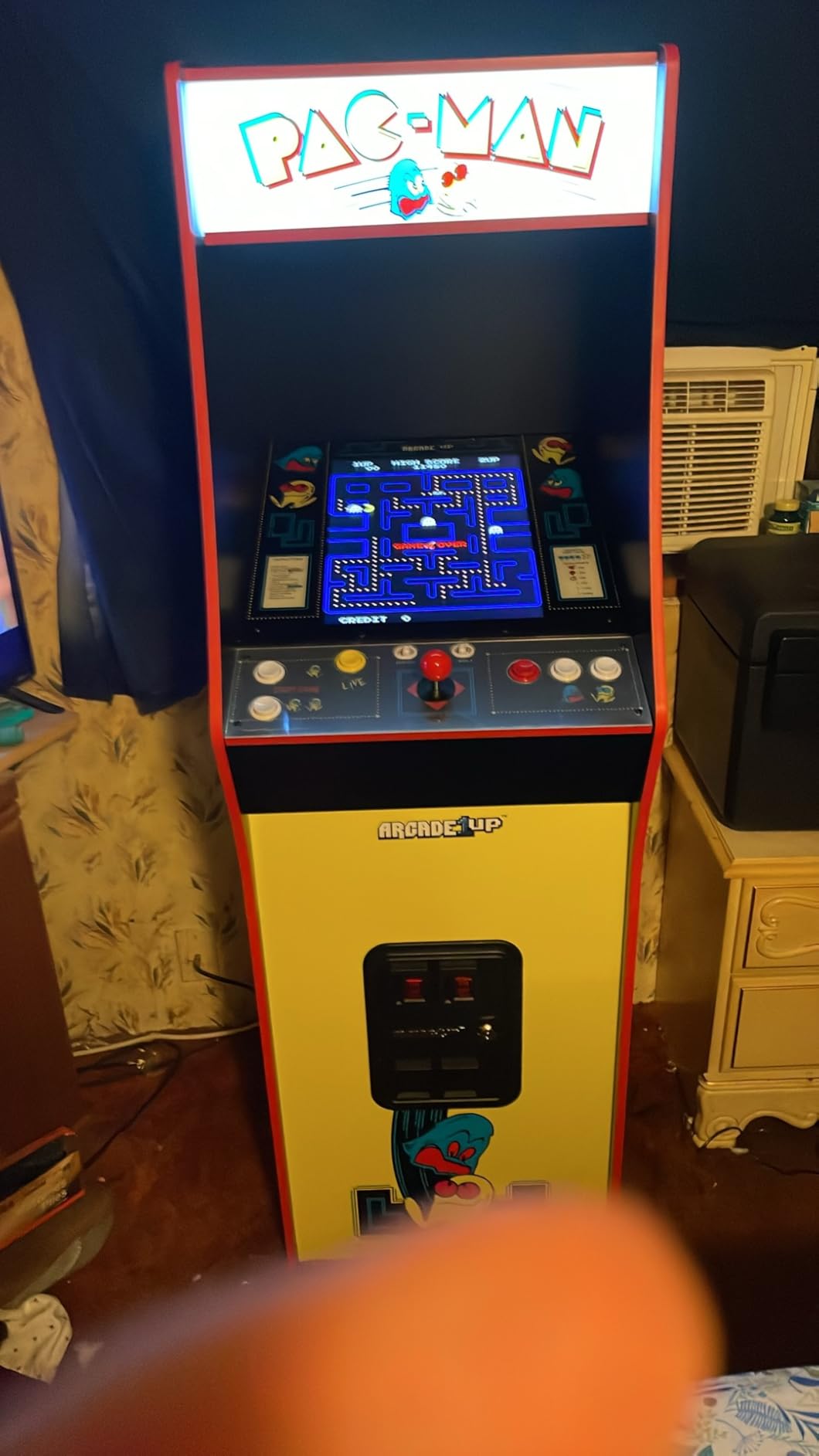 Arcade1Up PAC-Man Deluxe Arcade Machine for Home - 5 Feet Tall - 14 Classic Games customer photo 1