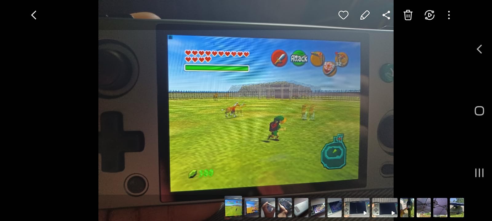RG405M Retro Handheld Game Console , Aluminum Alloy CNC Android 12 System 4.0 Inch IPS Touch Screen with 128G TF Card 3172 Games Compatible with 5G WiFi and Bluetooth 5.0 (Black) - Customer Photo 1