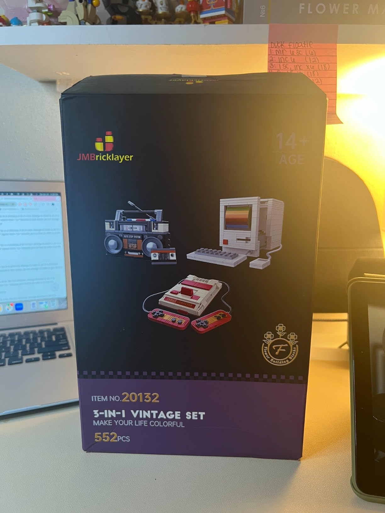 JMBricklayer Adult Vintage Building Sets 20132, Retro Game Console Computer Radio Collectible Model to Build, Nostalgic 80s Gifts for Retro Lovers and Gamers, Unique Vintage Decor Elements(552 Pieces) Customer Review JMBricklayer Adult Vintage Building Sets 20132, Retro Game Console Computer Radio Collectible Model to Build, Nostalgic 80s Gifts for Retro Lovers and Gamers, Unique Vintage Decor Elements(552 Pieces) - Customer Photo 2