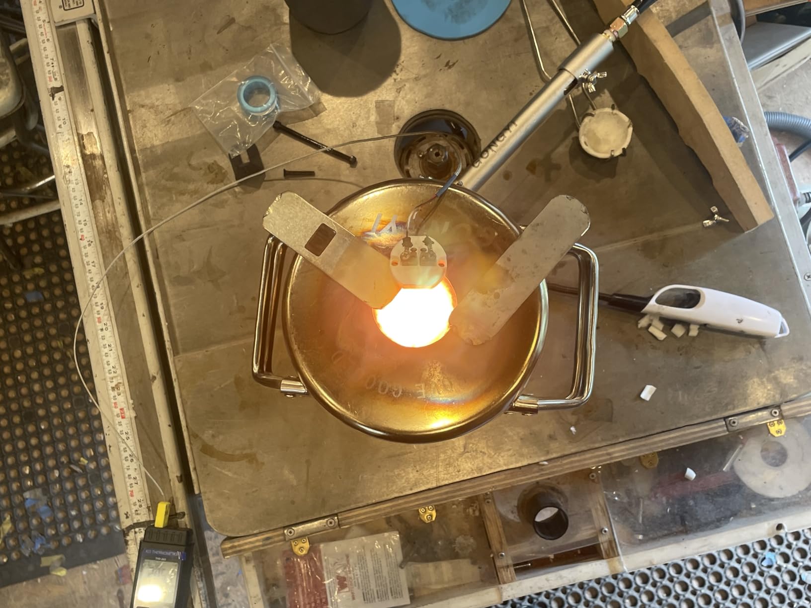 Thermocouple Thermometer Temperature Data Logger 4-Channel K/J/T Type Thermometer with 5000 Groups Data Logging and USB Export, -328~2501℉ Range HVAC Thermocouple Meter with Alarm & ADJ Compensation - Customer Photo 2