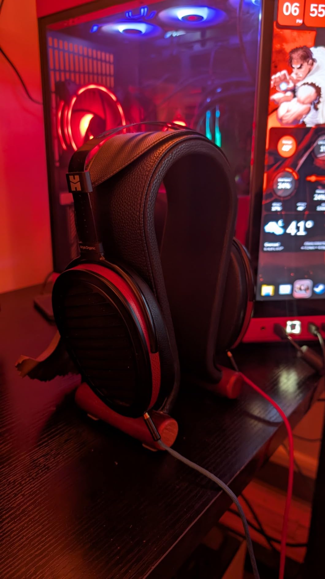 HIFIMAN Arya Organic Full-Size Over-Ear Open-Back Planar Magnetic Headphone with Stealth Magnets for Audiophiles, Home & Studio Listening - Customer Photo 1