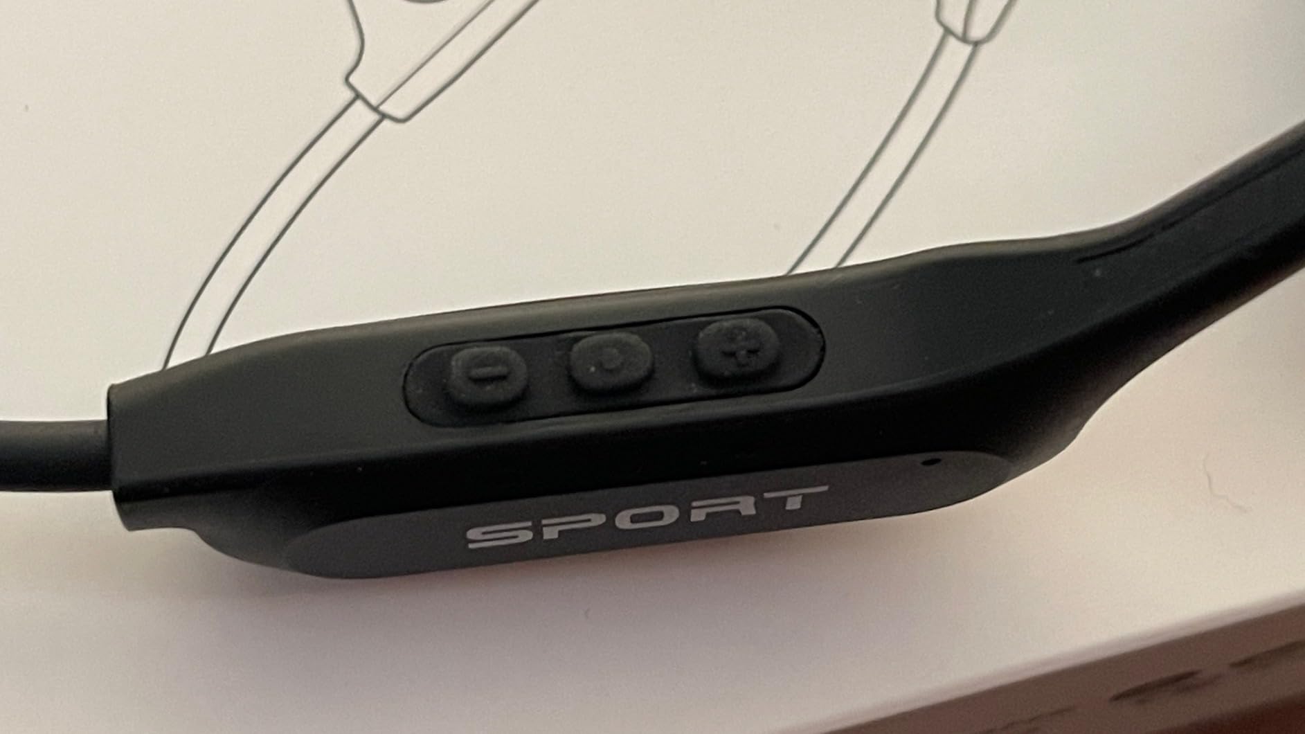 CXK Bone Conduction Headphones Bluetooth 5.4 Open Ear Headphones with Mic, Premium Loud Sound 10Hrs Playtime Bluetooth Headphones, IPX6 Waterproof Sports Headset for Running, Cycling, Walking - Customer Photo 1