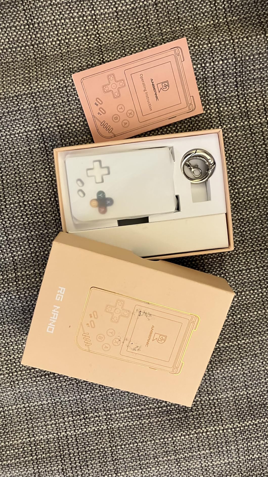 Retro Handheld Game Console,Portable Game Mini Aluminum Alloy with 1.54 Inch IPS Screen,Supports Clock Hi-fi Speaker - Customer Photo 1