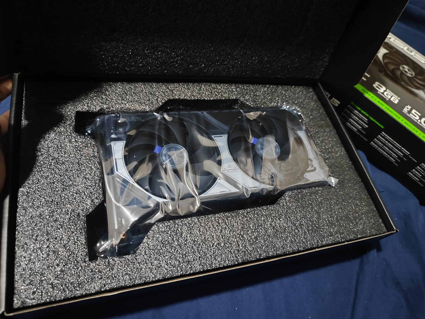 ASUS ROG Strix GeForce RTX™ 4060 OC Edition Gaming Graphics Card (PCIe 4.0, 8GB GDDR6, DLSS 3, HDMI 2.1a, DisplayPort 1.4a, Axial-tech Fan Design, Aura Sync, 0dB Technology) - Customer Photo 2