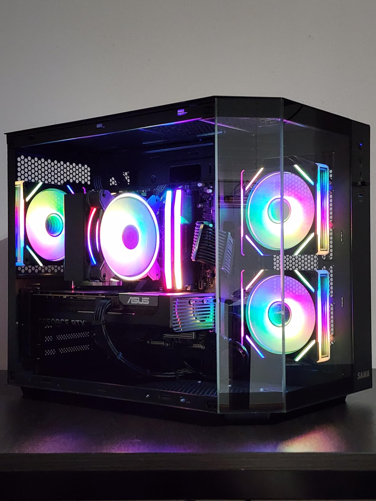 ASUS ROG Strix GeForce RTX™ 4060 OC Edition Gaming Graphics Card (PCIe 4.0, 8GB GDDR6, DLSS 3, HDMI 2.1a, DisplayPort 1.4a, Axial-tech Fan Design, Aura Sync, 0dB Technology) - Customer Photo 5