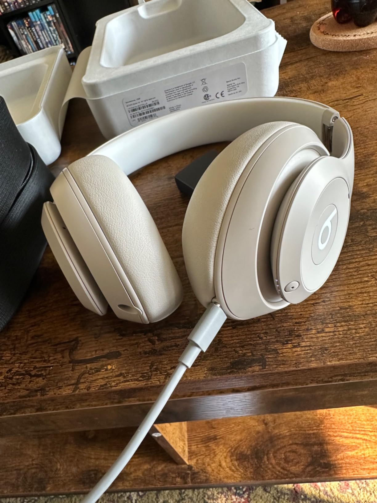 Beats Studio Pro - Wireless Bluetooth Noise Cancelling Headphones - Personalized Spatial Audio, USB-C Lossless Audio, Apple & Android Compatibility, Up to 40 Hours Battery Life - Sandstone - Customer Photo 3