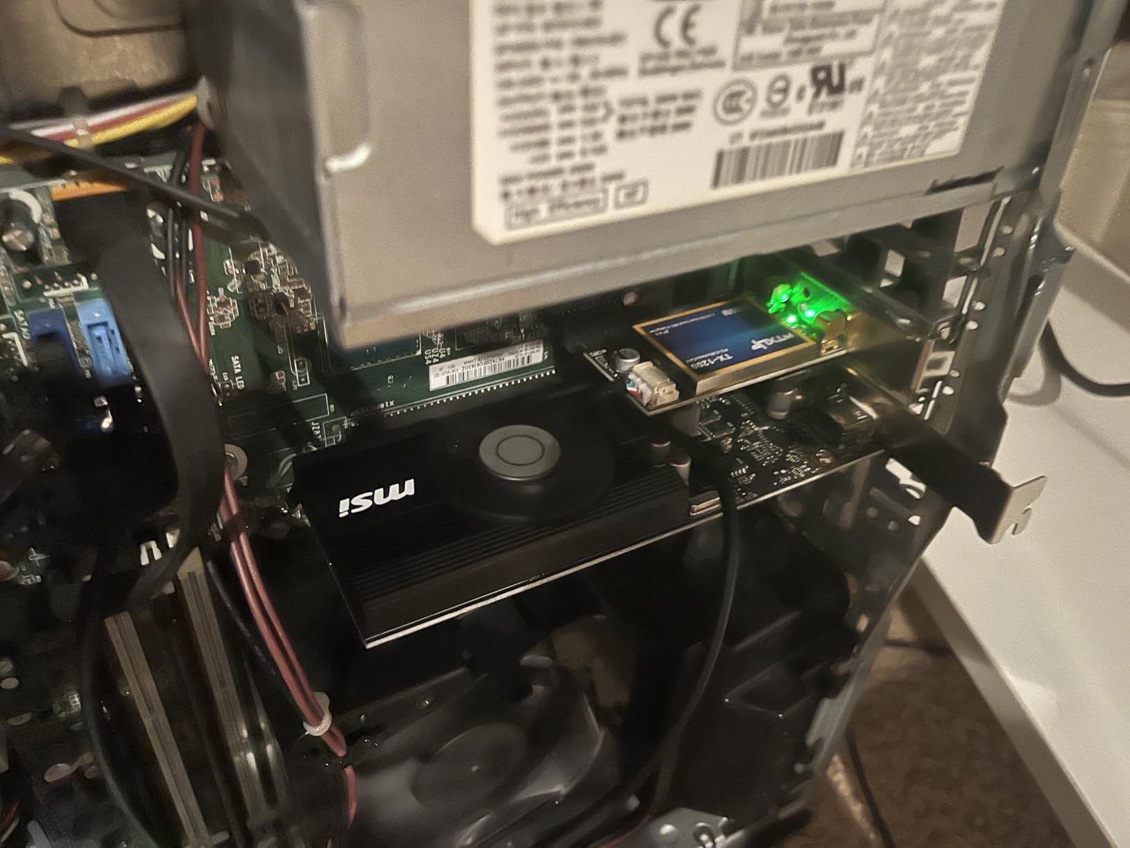 MSI Gaming GeForce GT 1030 4GB DDR4 64-bit HDCP Support DirectX 12 DP/HDMI Single Fan OC Graphics Card - Customer Photo 2