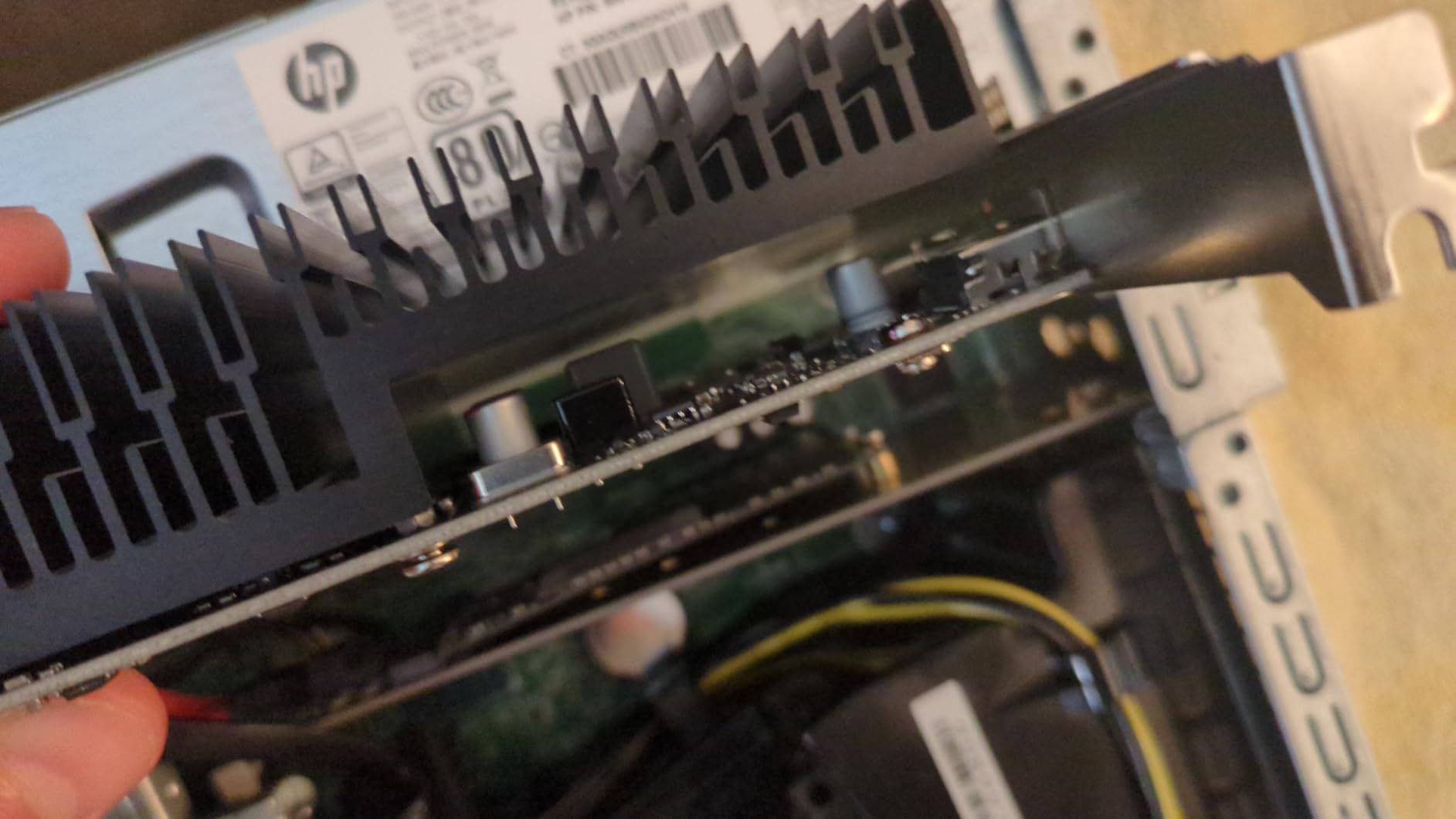 MSI Gaming GeForce GT 1030 4GB DDR4 64-bit HDCP Support DirectX 12 DP/HDMI Single Fan OC Graphics Card (GT 1030 4GD4 LP OC) - Customer Photo 4