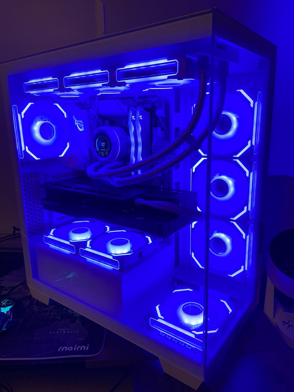 ID-COOLING SL240 CPU Liquid Cooler with Display, Customizable 2.1