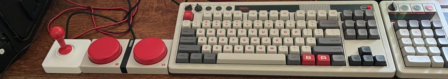 8Bitdo Retro Mechanical Keyboard, Bluetooth/2.4G/USB-C Hot Swappable Gaming Keyboard with 87 Keys, Dual Super Programmable Buttons for Windows and Android - N Edition - Customer Photo 1