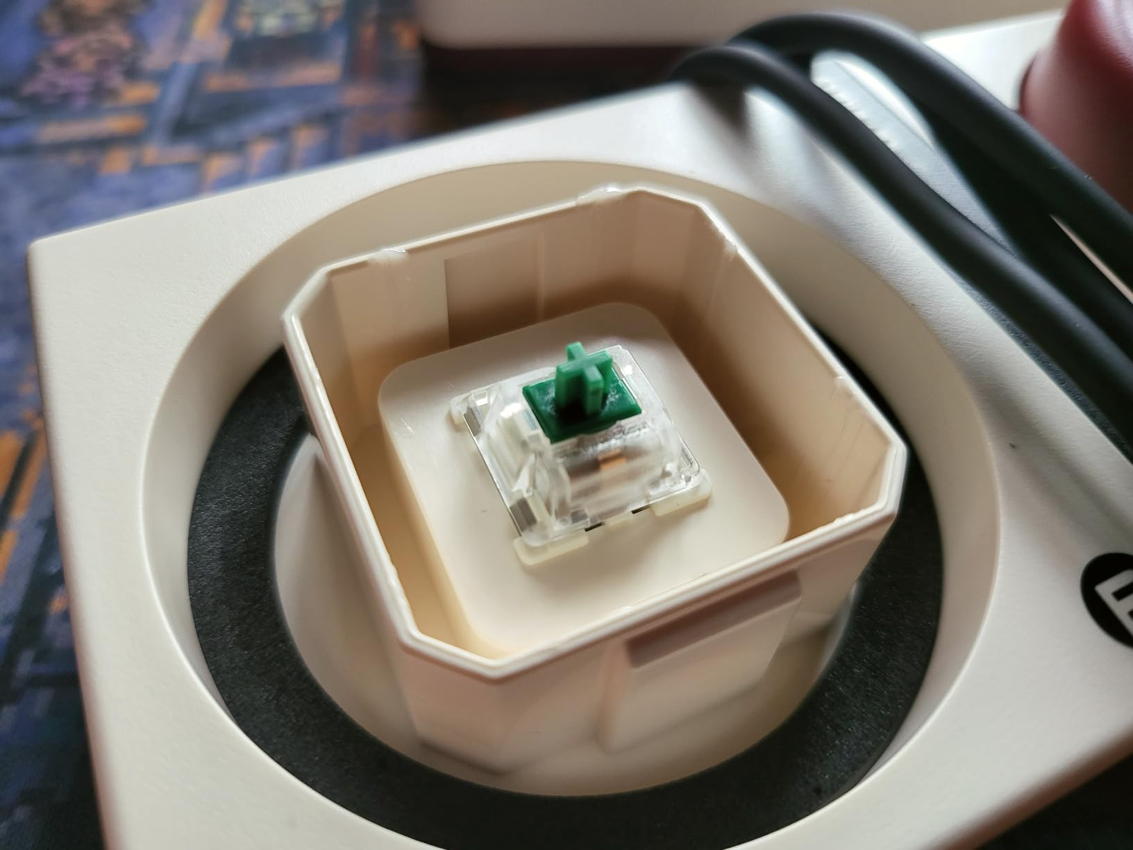 8Bitdo Retro Mechanical Keyboard, Bluetooth/2.4G/USB-C Hot Swappable Gaming Keyboard with 87 Keys, Dual Super Programmable Buttons for Windows and Android - N Edition - Customer Photo 2