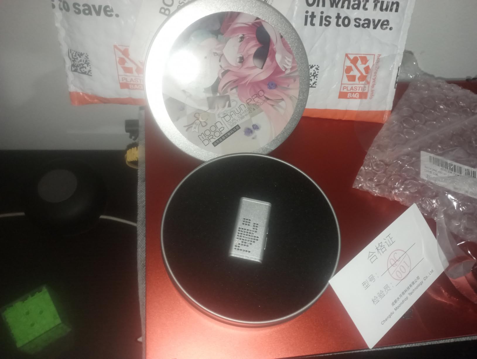 MOONDROP Dawn Pro Portable USB DAC/AMP Dual CS43131 DAC 32Bit/384kHz DSD256 Decoder Headphone Amplifier - Customer Photo 2