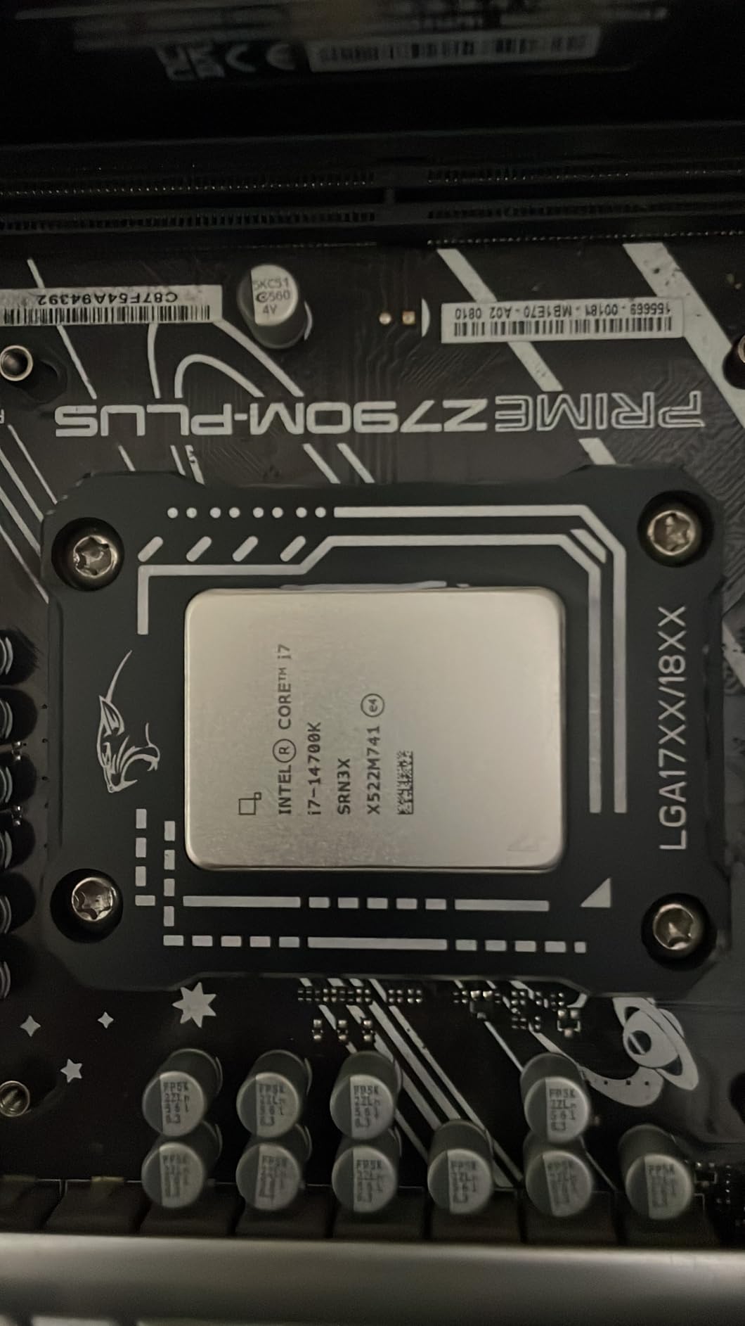 Intel Core i7-14700K New Gaming Desktop Processor 20 cores (8 P-cores + 12 E-cores) with Integrated Graphics - Unlocked - Customer Photo 1