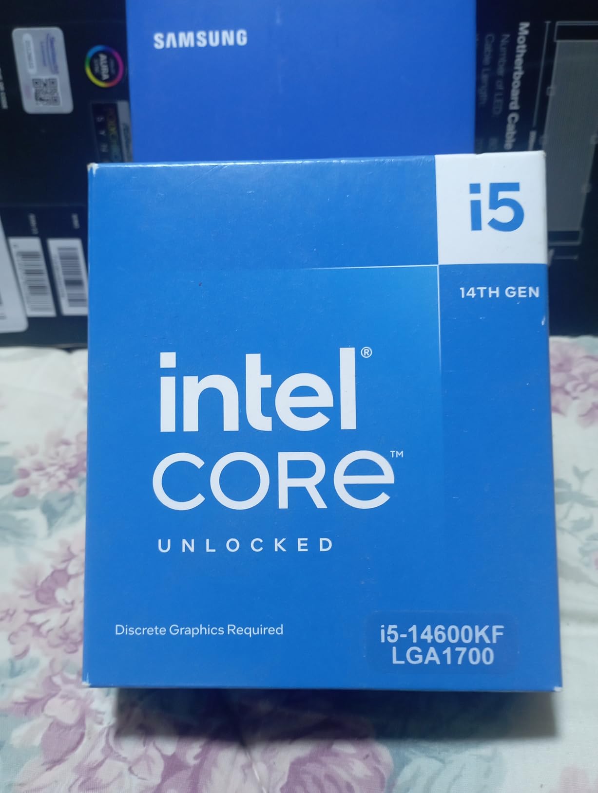 Intel Core i5-14600KF New Gaming Desktop Processor 14 cores (6 P-cores + 8 E-cores) - Unlocked - Customer Photo 1
