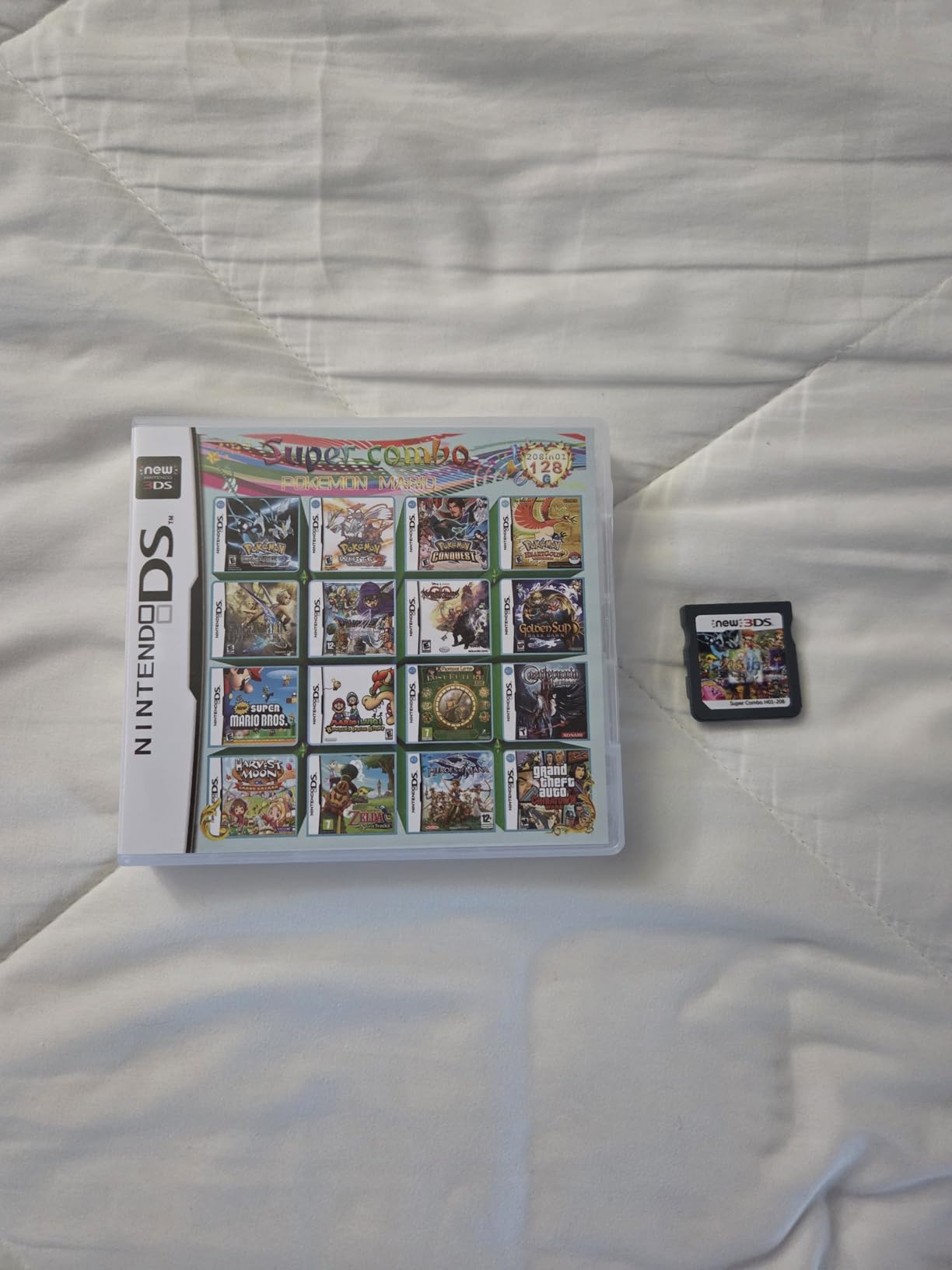 208 in 1 MULTI CART Super Combo Video Games Cartridge Card for new 3DS XL 3DSXL new NDSi etc Customer Review 208 in 1 MULTI CART Super Combo Video Games Cartridge Card for new 3DS XL 3DSXL new NDSi etc - Customer Photo 2