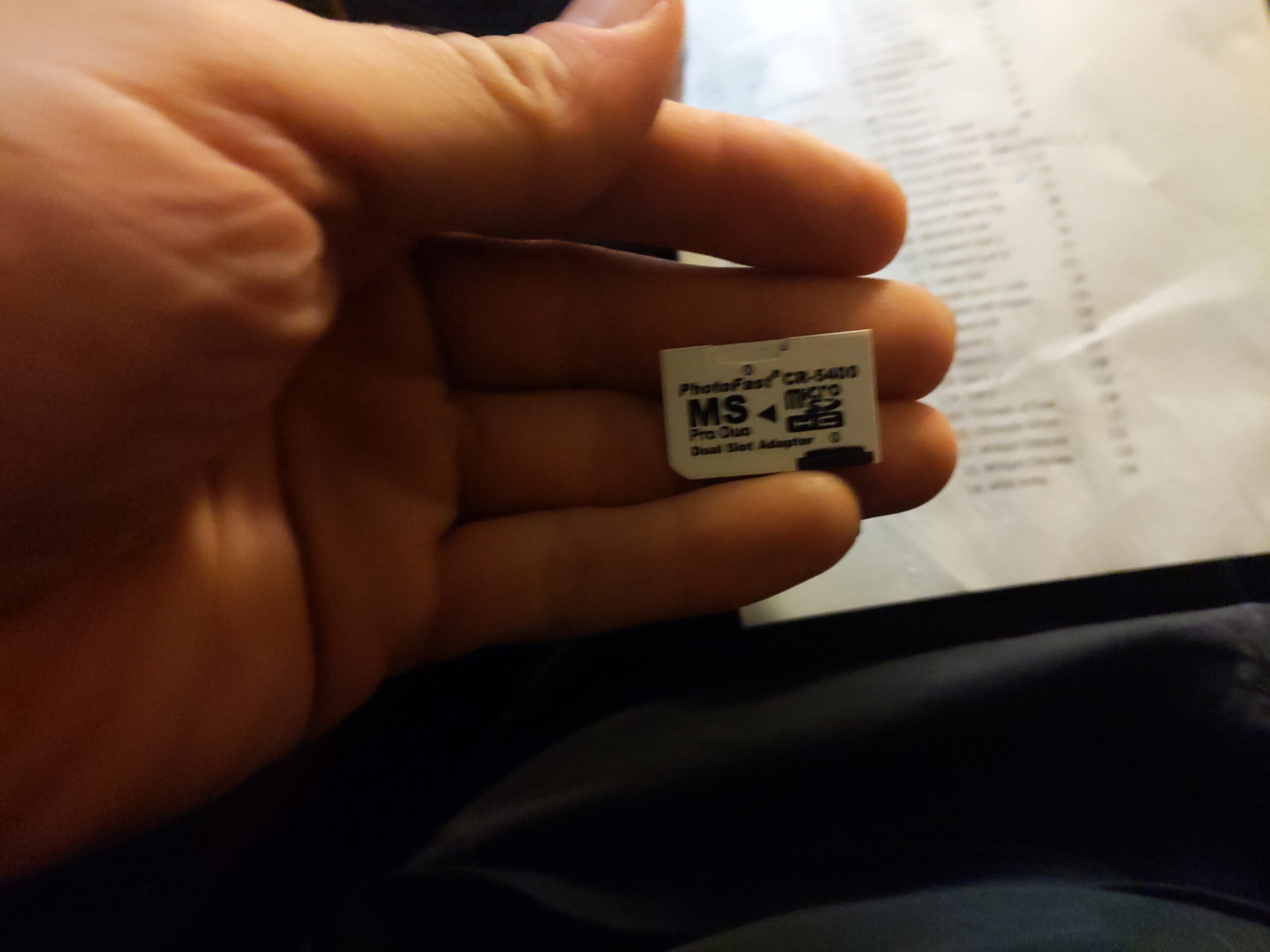 UCEC PSP Memory Stick Adapter, Micro SD/SDHC/SDXC to Memory Stick PRO Duo to MagicGate Card Compatible with Camera, Handycam, Cell Phone & PSP 1000/2000/3000 - Customer Photo 1