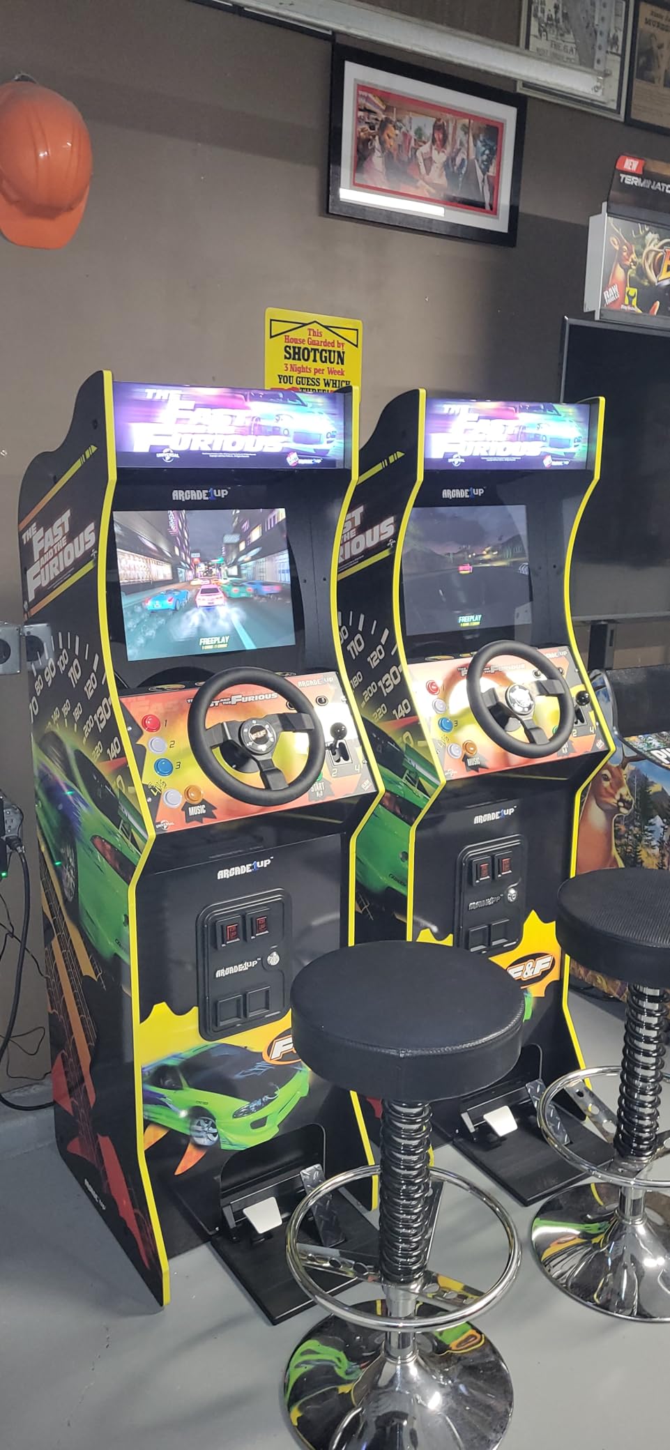 ARCADE1UP The Fast & The Furious Deluxe Arcade Game for Your Home, with 5-Foot-Tall Stand-up Cabinet, 2 Classic Games, and 17-inch LCD Screen - Customer Photo 1