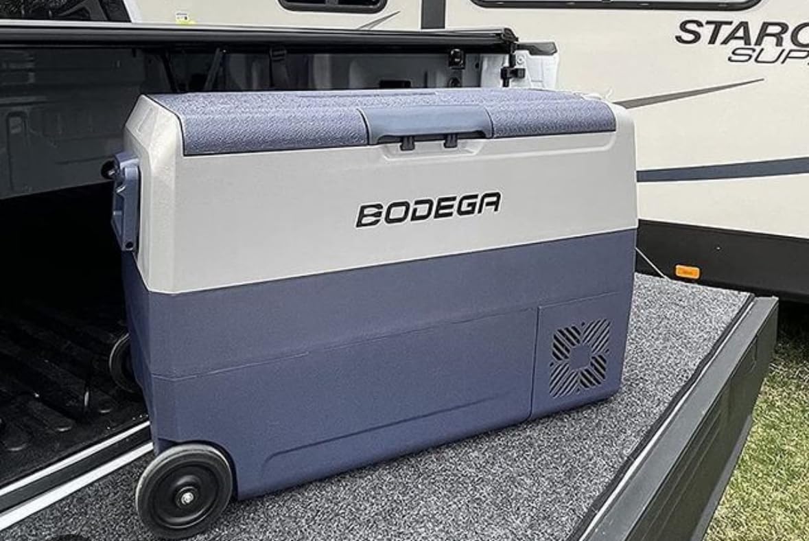 BODEGACOOLER 12 Volt Car Refrigerator,38 Quart Portable Truck Freezer,Electric Cooler Bluetooth Control,(36) -4℉-68℉ RV Refrigerator 12/24V DC and 100-240V AC for Travel,Camping,Road Trips,Van,Home - Customer Photo 2