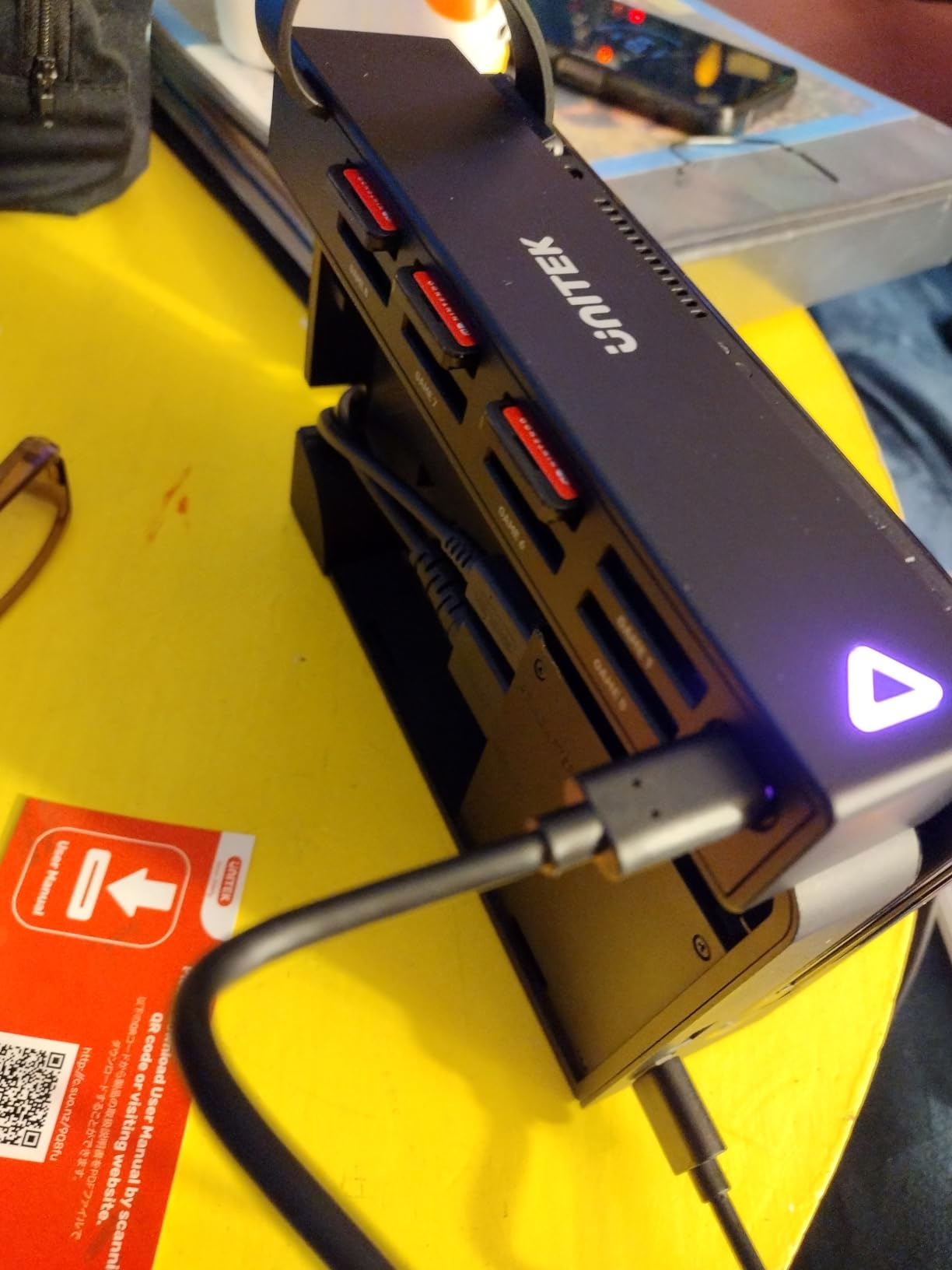 Unitek Switch Game Card Reader, Upgrade Version Multi Switch Game Switcher with Remote Control, 8 Cards Reading & Quick Switching Adapters for Nintendo Switch/Switch OLED(8 Games Switching) Customer Review Unitek Switch Game Card Reader, Upgrade Version Multi Switch Game Switcher with Remote Control, 8 Cards Reading & Quick Switching Adapters for Nintendo Switch/Switch OLED(8 Games Switching) - Customer Photo 3