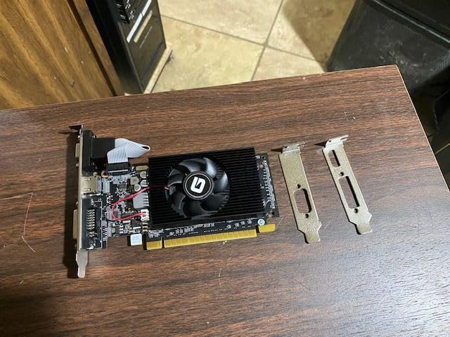 GeForce GT 610 2G DDR3 Low Profile Graphics Card, PCI Express 1.1 x16, HDMI/VGA, Entry Level GPU for PC, SFF and HTPC, Compatible with Win11 Customer Review GeForce GT 610 2G DDR3 Low Profile Graphics Card, PCI Express 1.1 x16, HDMI/VGA, Entry Level GPU for PC, SFF and HTPC, Compatible with Win11 - Customer Photo 2
