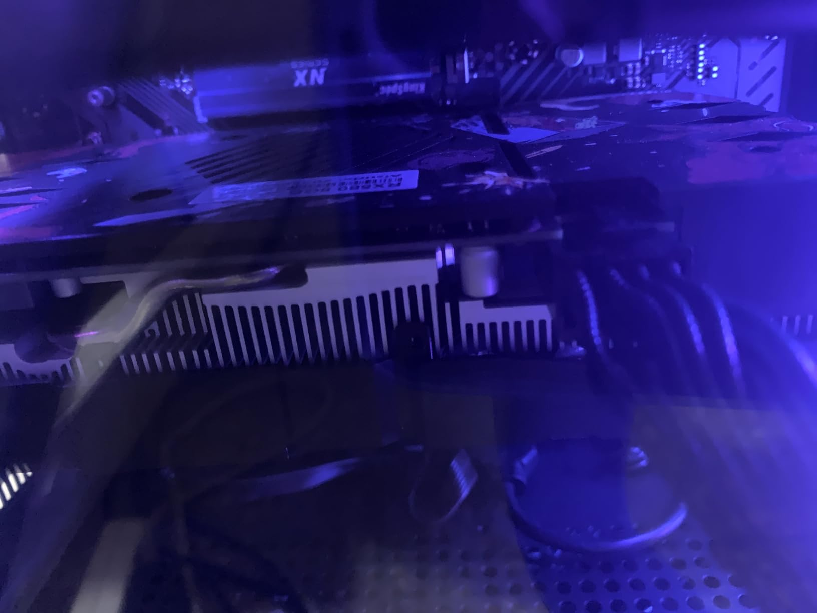 AISURIX RX 580 Graphics Card, 2048SP, Real 8GB, GDDR5, 256 Bit, Pc Gaming Video Card, 2XDP, HDMI, PCI Express 3.0 with Freeze Fan Stop for Desktop Computer Gaming Gpu - Customer Photo 1