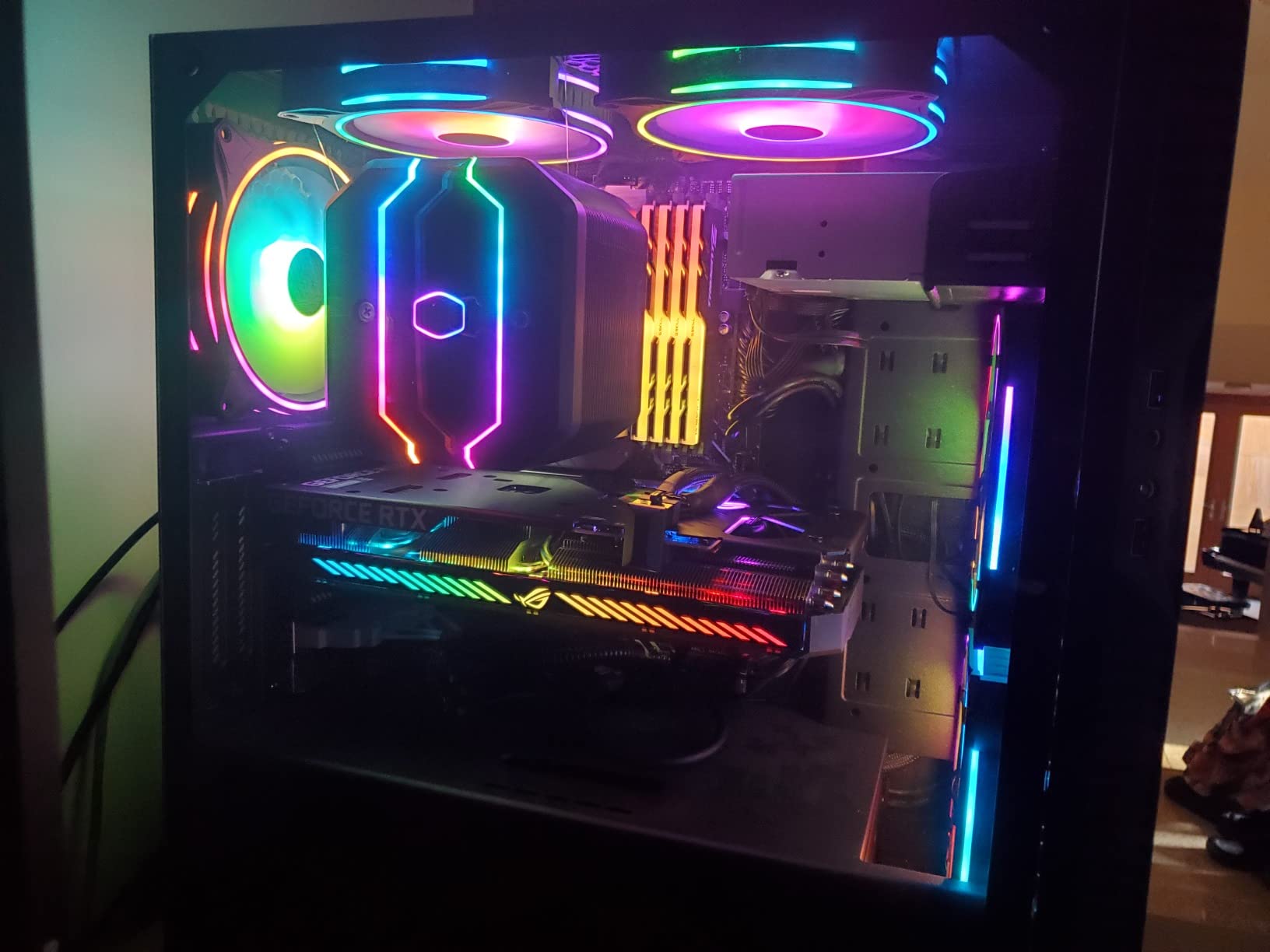 ASUS Dual NVIDIA GeForce RTX 3050 6GB OC Edition Gaming Graphics Card - PCIe 4.0, 6GB GDDR6 Memory, HDMI 2.1, DisplayPort 1.4a, 2-Slot Design, Axial-tech Fan Design, 0dB Technology, Steel Bracket - Customer Photo 1
