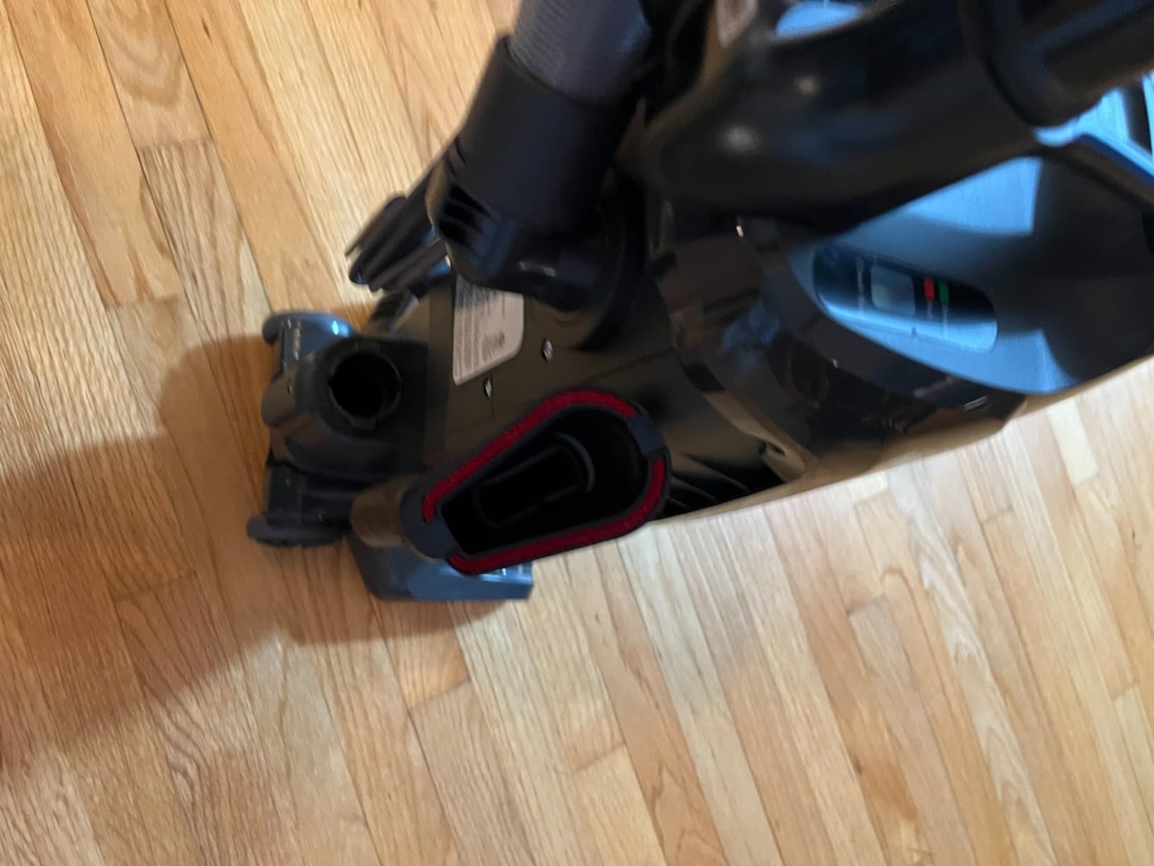 Vacmaster UB0302E Bagged Upright Vacuum Lightweight Cleaner 2-Motor Power Suction with HEPA Filtration, LED Headlight for Pet Hair, Carpet and Hardwood Floor, Blue - Customer Photo 1