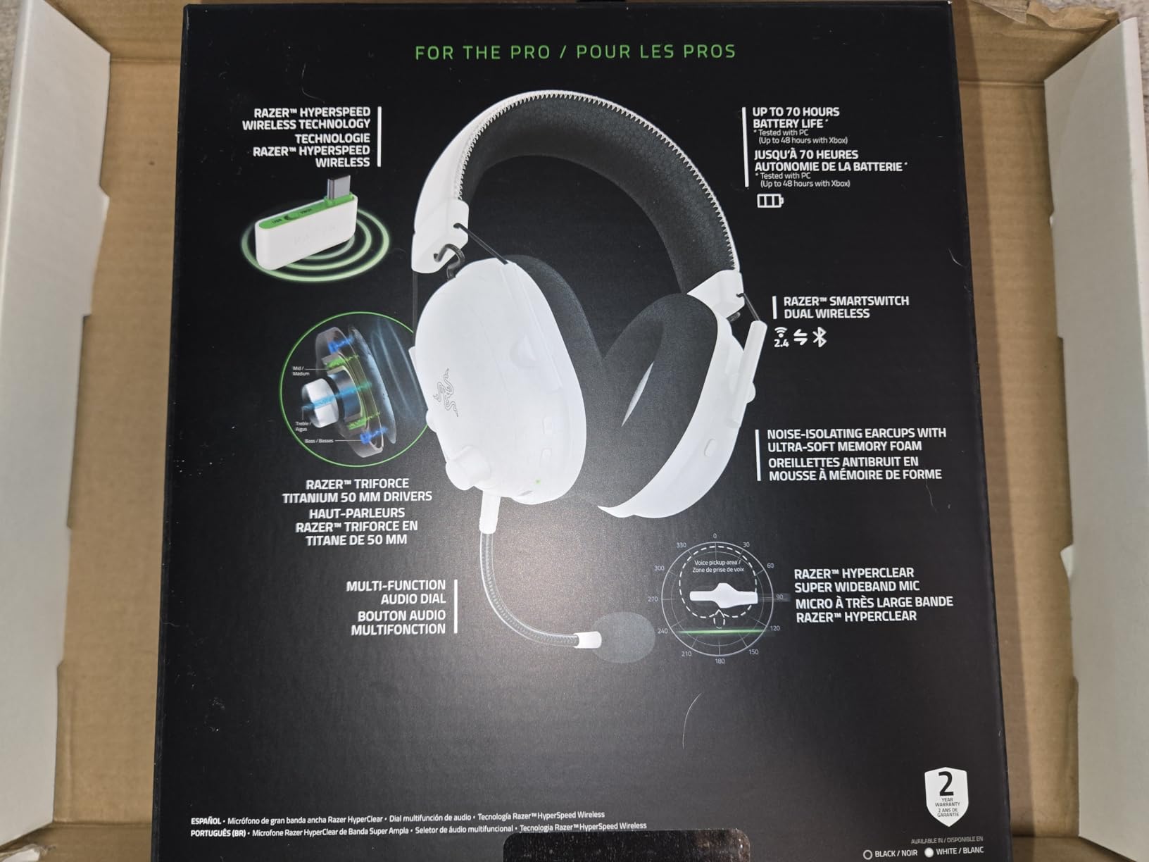 Razer BlackShark V2 Pro Wireless Xbox Gaming Headset - Customer Photo 1
