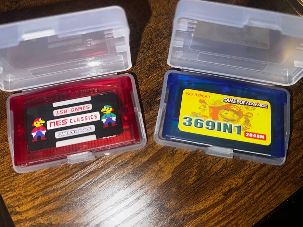 369 in 1 Games Card and 150 NES Classics Game Cartridge for GBA/GBA SP/GBM/NDS/NDSL Game Console 2pcs - Customer Photo 5