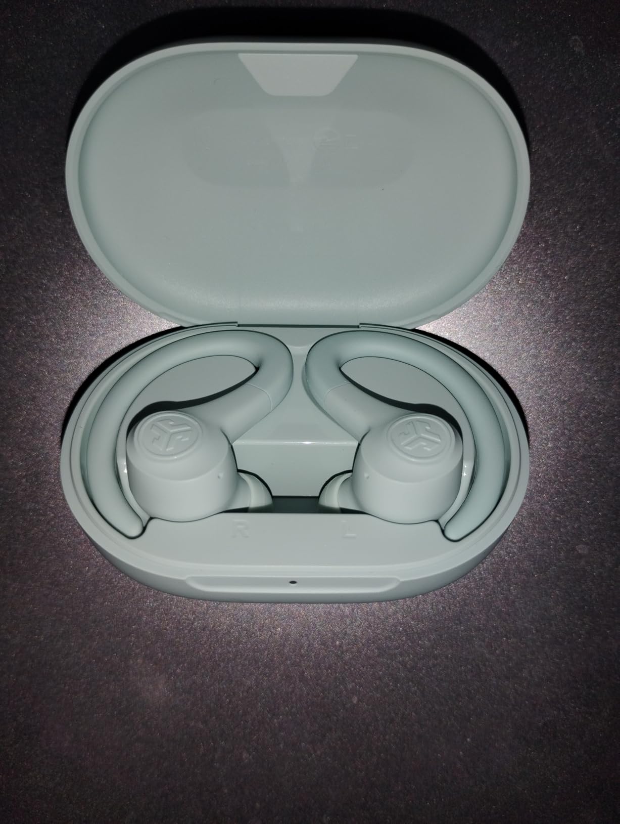 JLab Go Sport+ Wireless Workout Earbuds Featuring C3 Clear Calling, Secure Earhook Sport Design, 35+ Hour Bluetooth Playtime, and 3 EQ Sound Settings (Graphite) customer photo 2